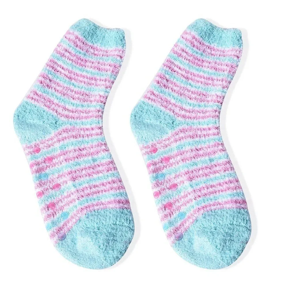 Jacquard Plush Anti-Skid Socks